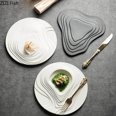 Hotelová restaurace Gurmánská kuchyně Kreativní večeře Keramický talíř na steaky Odpolední čaj Dim Sum Dezertní talíř Kuchyňské nádobí
