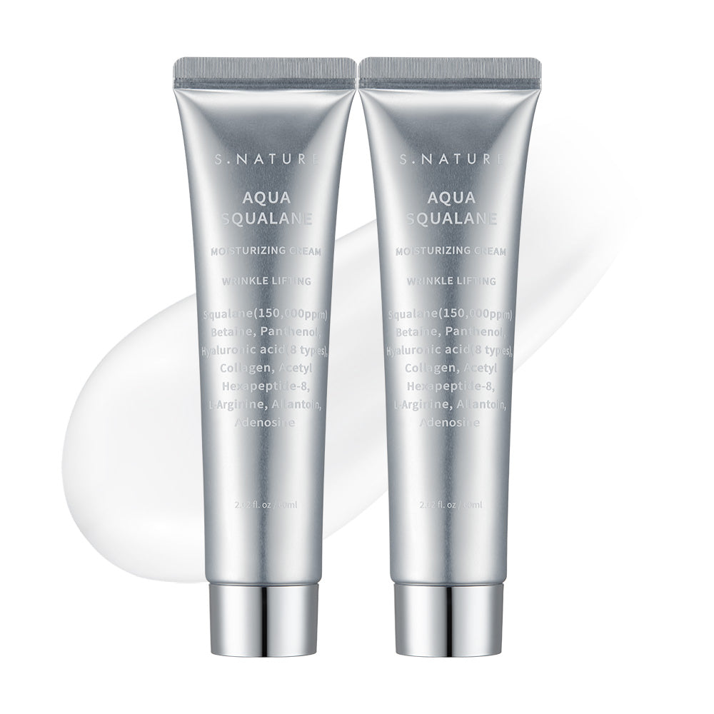 S.NATURE Aqua Squalane Hydrating Cream 60ml 2-pack