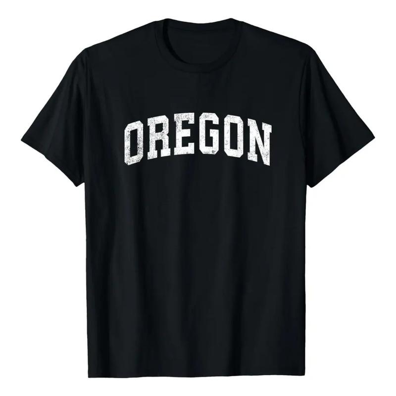 Camiseta Oregon Vintage Varsity Sports Con Texto S