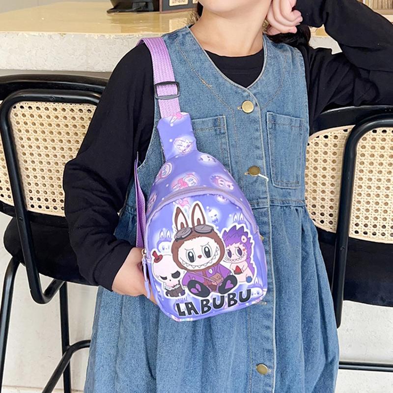 Kawaii Children Bag Chest Bag Cartoon Girl Accessories Bag Shoulder Crossbody Bag Gifts Travel Storage Bag