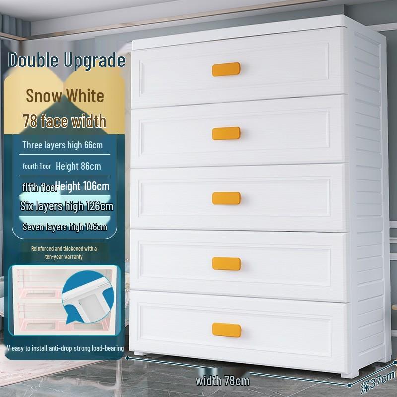 Multi-Layer Drawer Storage Cabinet for Clothes and Toys