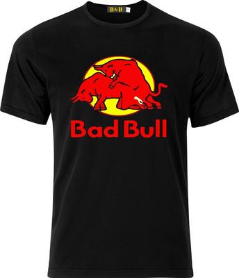 Bad Bull Funny Humour D.T.F Full Colour  T Shirt