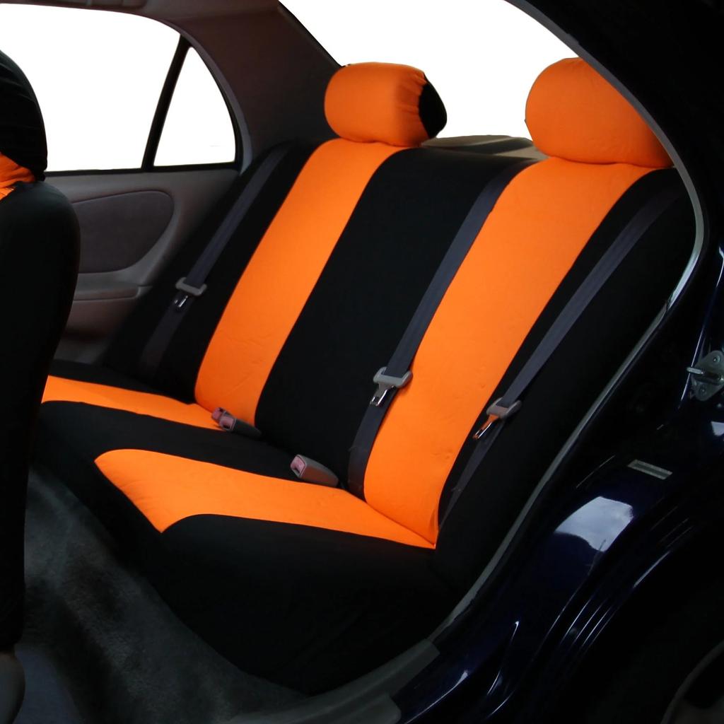 Universal Flat Cloth Car Seat Cover Non-slip Design Front Set