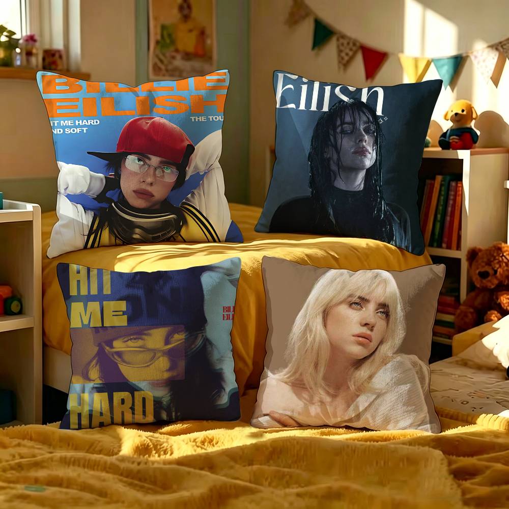 B-BillieS Singer E-EilishS Lucky Dragon pillow cover sofa cushion cover home room decoration children gift