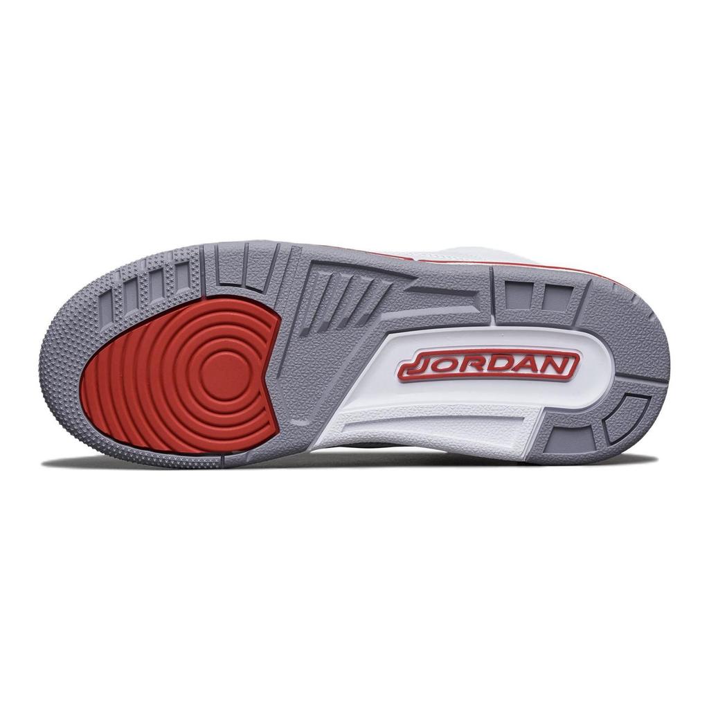 Air Jordan 3 Retro GS Fire Red 2022 Kids Sneakers White Cement-Grey Black DM0967-160