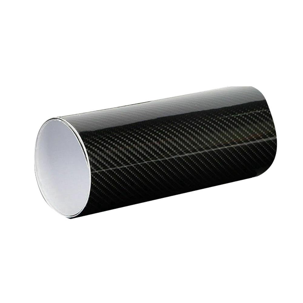 Protect and Decorate Your Vehicle with 7D Waterproof Carbon Fiber Vinyl Car Wrapping Film Sticker, 30 x 152cm Size