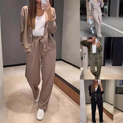 2024 Women's Casual Sports Suit Cardigan - Autumn/Winter Collection