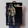 Arc Raiders Astronaut In Space Suit Poster Customized Vintage Metal Signs Wall Art Retro Tin Plaque for Room Decoration Man Cave