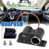 Priza dublă USB pentru brichetă auto 12v încărcător USB Adaptor priză piesă de schimb interior Accesorii auto