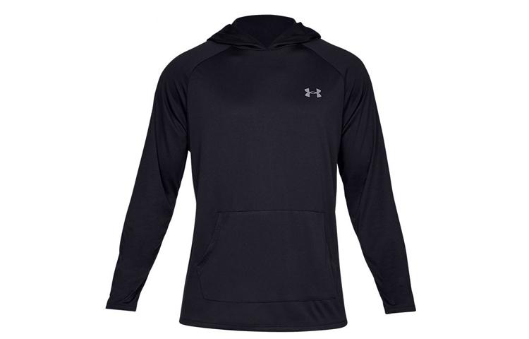 Under Armour Sweatshirts Men s Black Hooded Moderate Regular 1328703-001 L
