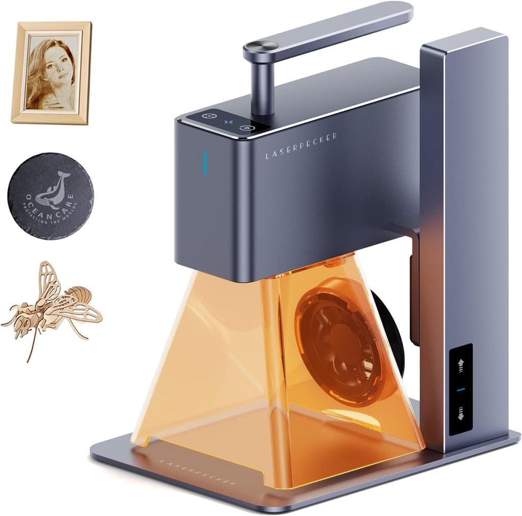 Grawerowanie laserowe LaserPecker2 Mała maszyna do grawerowania laserowego Wysoka precyzja Rozdzielczość grawerowania 2K Japońska aplikacja Obsługa Maszyna do grawerowania laserowego DIY
