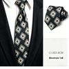 Retro 8cm Unisex Patterned Tie - Casual & Formal Professional Men's Accessory