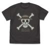 COSPA ONE PIECE Straw Hat Skull Size L Glow-in-the-Dark T-Shirt, SUMI,