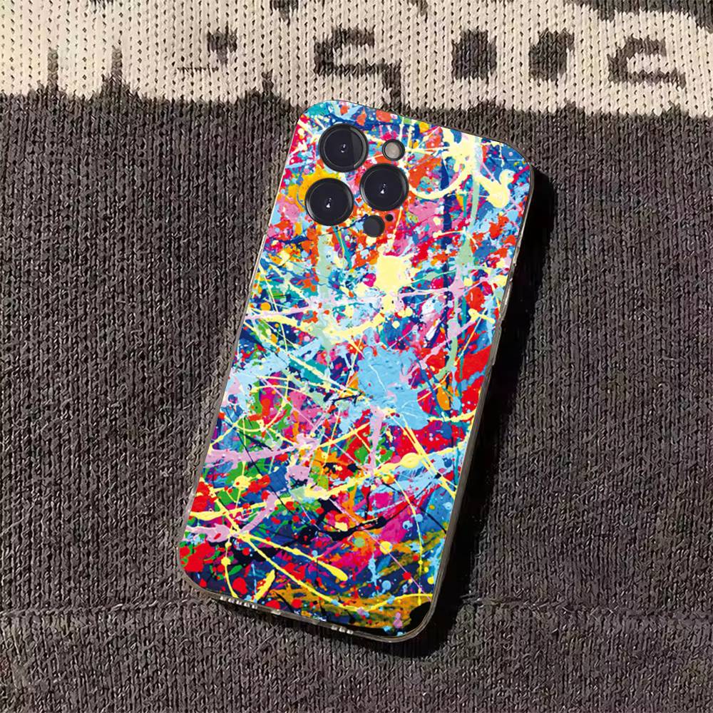 

Colorful graffiti Phone Case for iPhone 11Pro 13 12 11 Pro Max 16e 17 Air 16 15 14 Plus 11ProMax iPhone14Plus