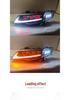 09-13 Kia Forte LED Projector Headlight Assembly with Daytime Running Lights & Flowing Turn Signals