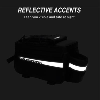 Waterproof Insulated Trunk Cooler Bag Cycling Bicycle Rear Rack Seat Bag Luggage Storage Bag MTB