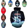 Trendy Roblox Youth Hooded Sweatshirt With Digital Print For Stylish Kids In Various Colors