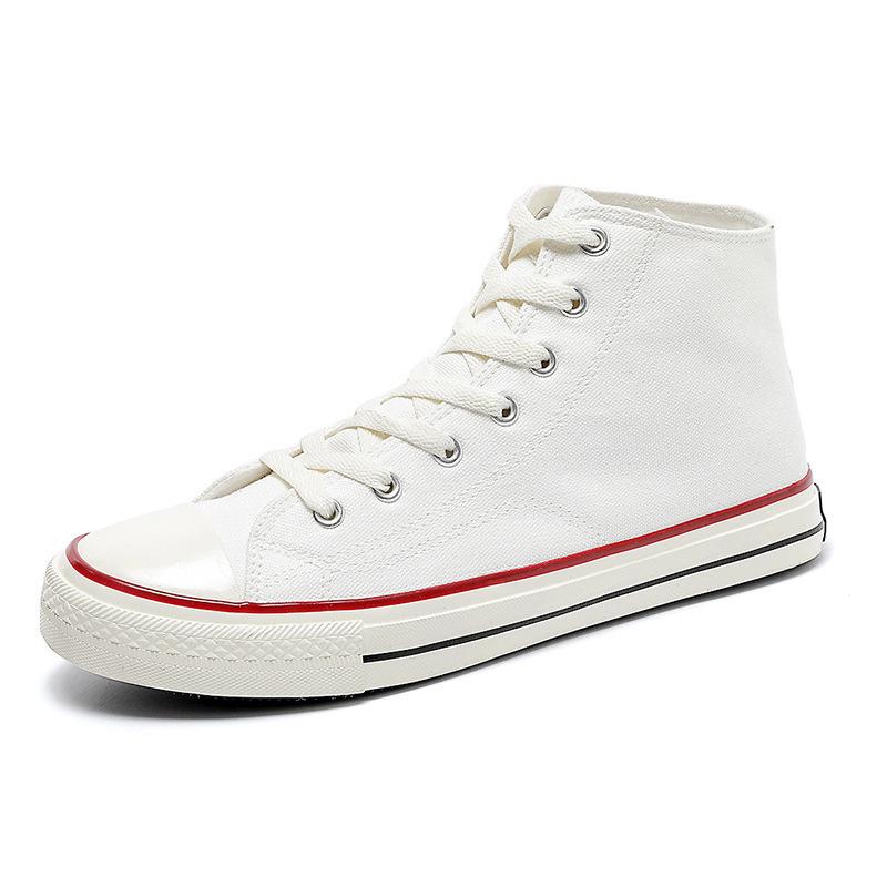 1970s Retro Canvas High-Top Shoes - Unisex, Versatile, Classic for Women and Men Spring 2025