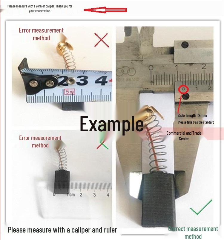 Electric Tool Carbon Brush for Hand Drill, Angle Grinder, Die Grinder, Polisher, Trimmer, Mixer