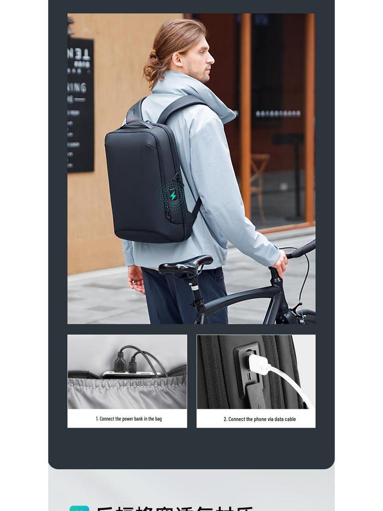 Mark Ryden Water-resistant Men's Business Laptop Backpack