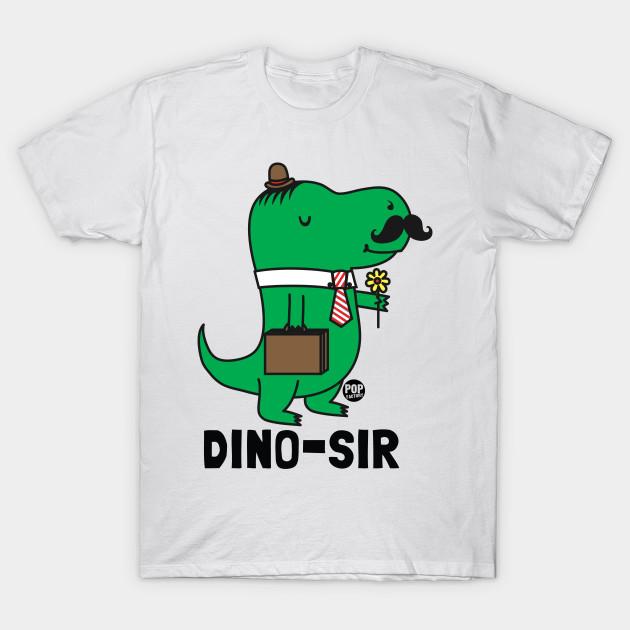 Men Black Print T-shirt Dino Sir No-Cut Heat Transfer Print Cotton Tshirt XL белый