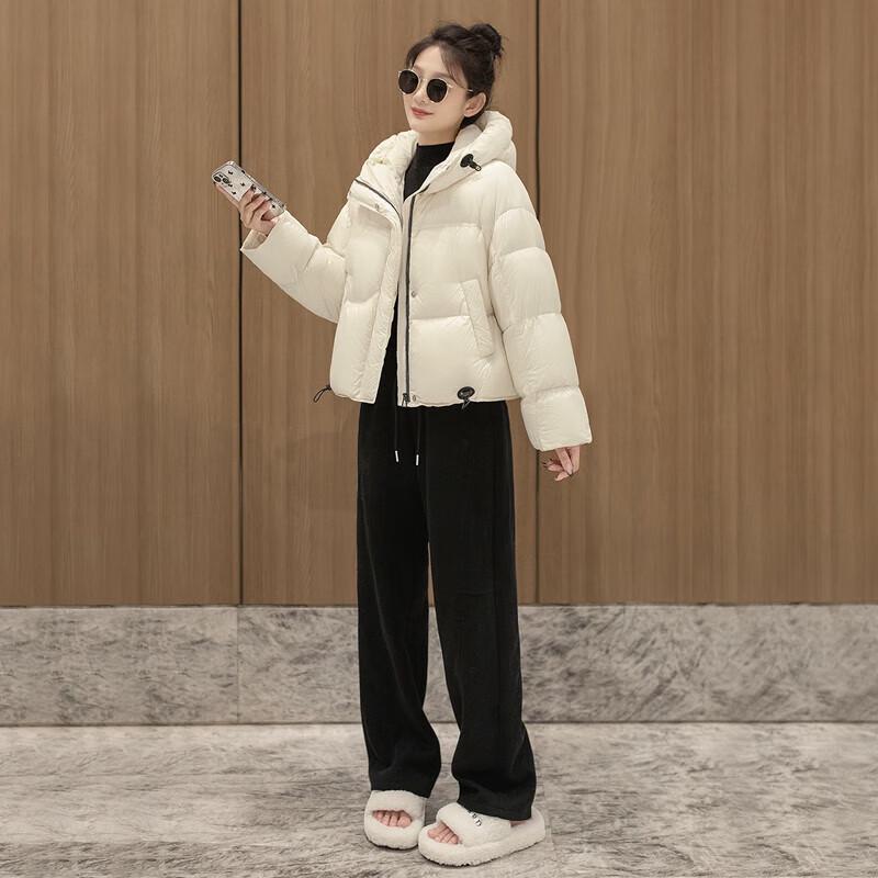 Women's Hooded 90% Duck Down Puffer Jacket