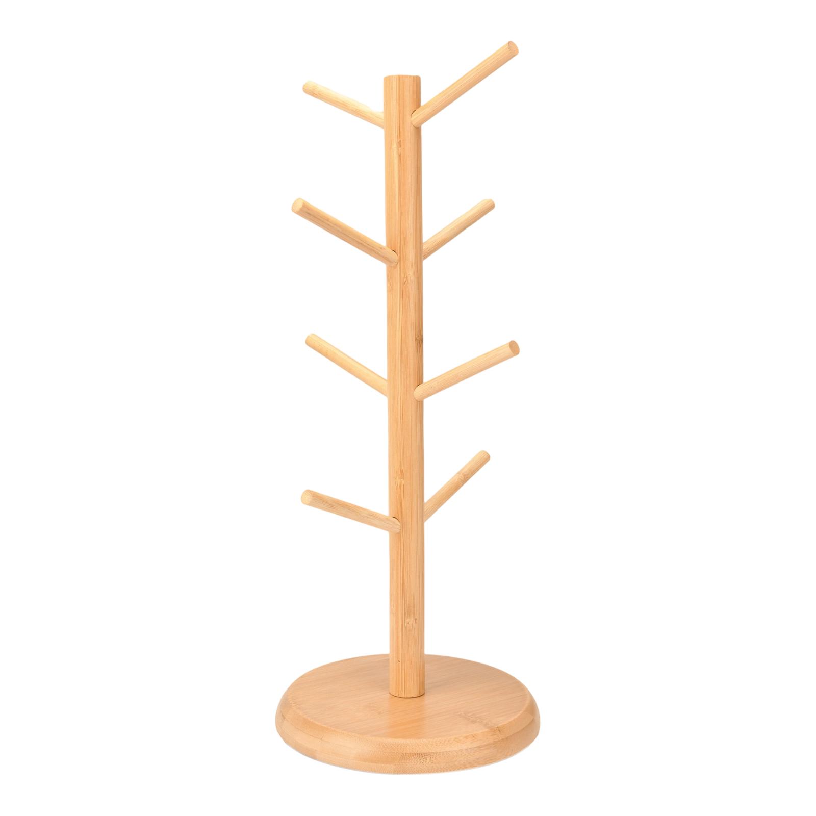 Multi Layer Wooden Cup Holder, Rotating Cup Storage Rack, Storage Rack One Size