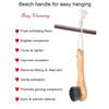 Manual Facial Cleansing Brush-Bamboo Charcoal Fiber Bristles and Wooden Handle-Skin Cleanser