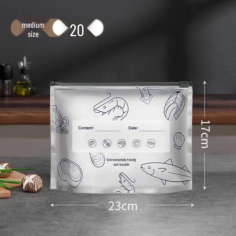 ZISIZ Thickened Aluminum-Titanium Food Preservation Bag