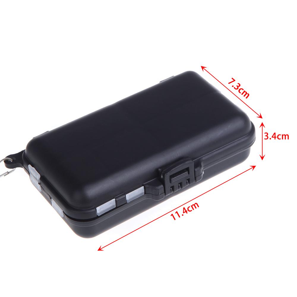 Boîte de Pêche Boîte de Pêche à la Mouche Boîte pour Spinner Baits Minnows Poppers 9 Compartiments