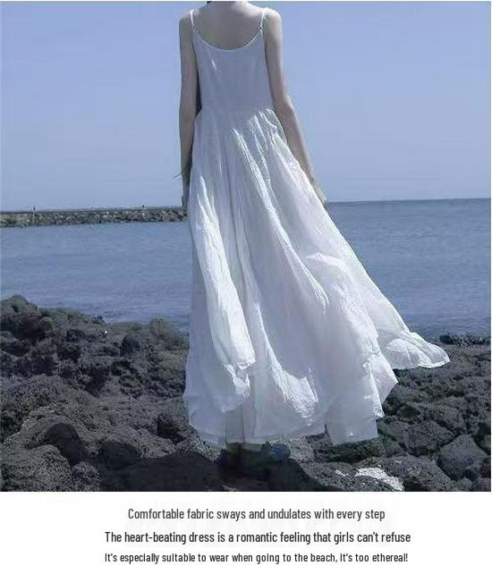 2026 Women's Spring/Summer French Aesthetic Slimming Long Dress