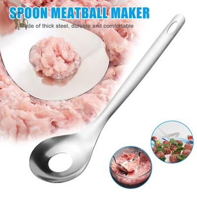 Cactus Peeler Spoon, Stainless Steel Rice Meat Dumplings Spoon Squeezing Meatball  Spoon Kitchen Tools, Stainless Steel Nopales Peeler