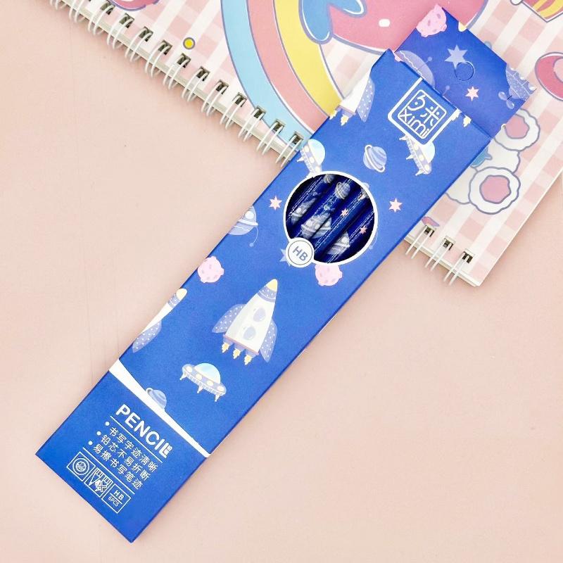 10pcs/set Cartoon Cute Animal Pencils HB Pencil Set Children's Drawing Pencils with Eraser