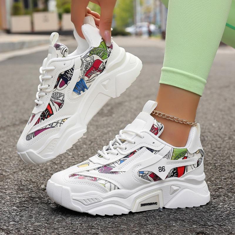 Fashion New Women Sneakers Outdoor Breathable Designer Shoes Women Fashion Anti-slip Lightweight Platform Sneakers