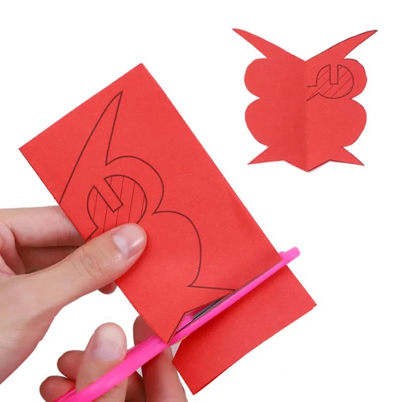 48/96sheets Children Paper Cuttings Toys Early Education Toy Colored Paper Handmade Painting Art Supply Handicrafts for Kids TMZ