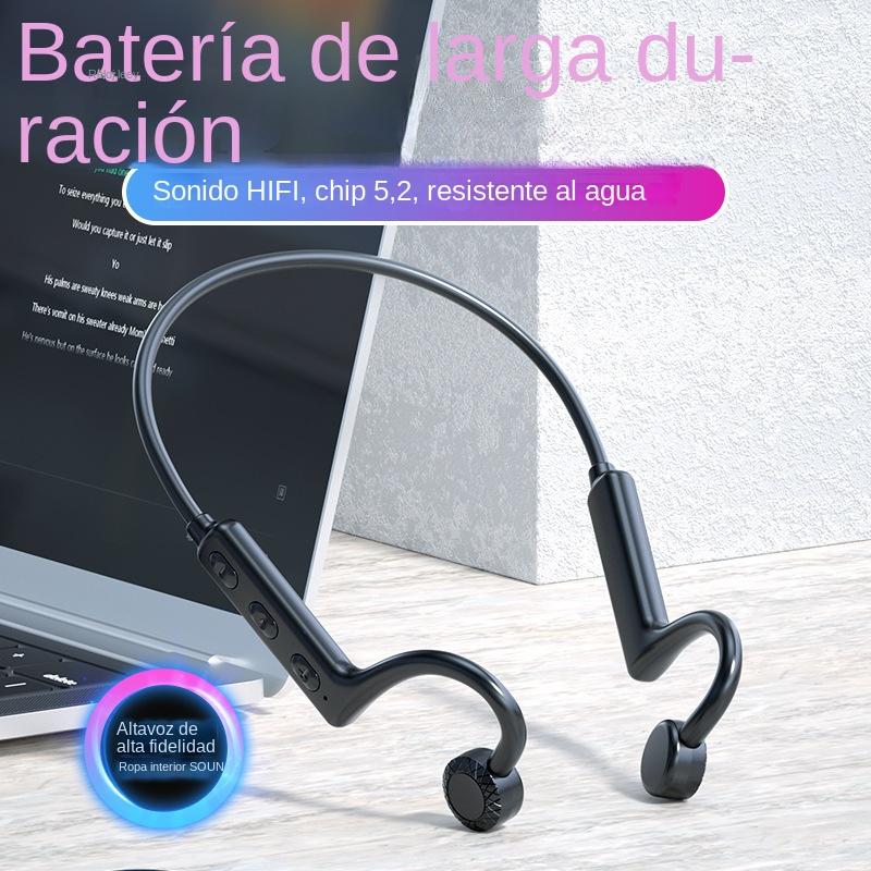 Wireless Bluetooth Earphone Neck Mounted Headset Sport Bluetooth Headphone High Power Sound Conduction For iPhone Samsung Xiaomi