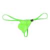 Pánské spodní prádlo tanga s průhlednou síťovinou Sexy průhledné pánské bikiny kalhotky s nízkým vzestupem