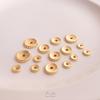 14K Gold Filled Concave Lace Spacer Beads for DIY Jewelry
