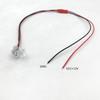 4Pcs LED Ambient Light Transparent Lamp Body Circular Car Inner Bowl Light  Door Handle Lights Handrail Lights Decorative Lamp