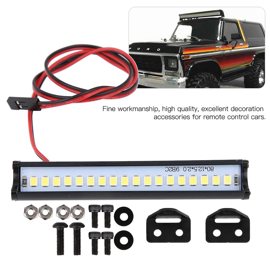 RC Car Roof Lamp LED Light Bar Fit for Traxxas TRX6 /TRX4 /SCX10 1/10 RC Crawler