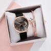 Ladies Moon Digital Bracelet Watch Leather Strap Quartz Watch Relogio Feminino  Sale