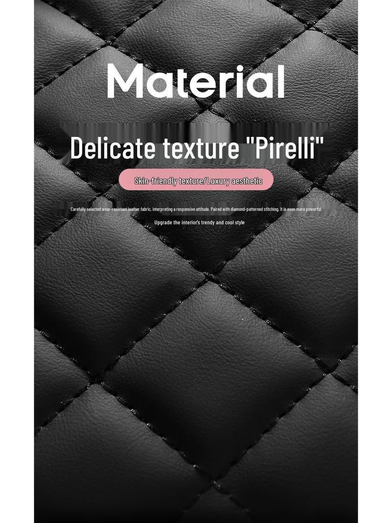 Universal Full Leather Car Seat Cover – All-Season, Cute Design, Full Surround Fit