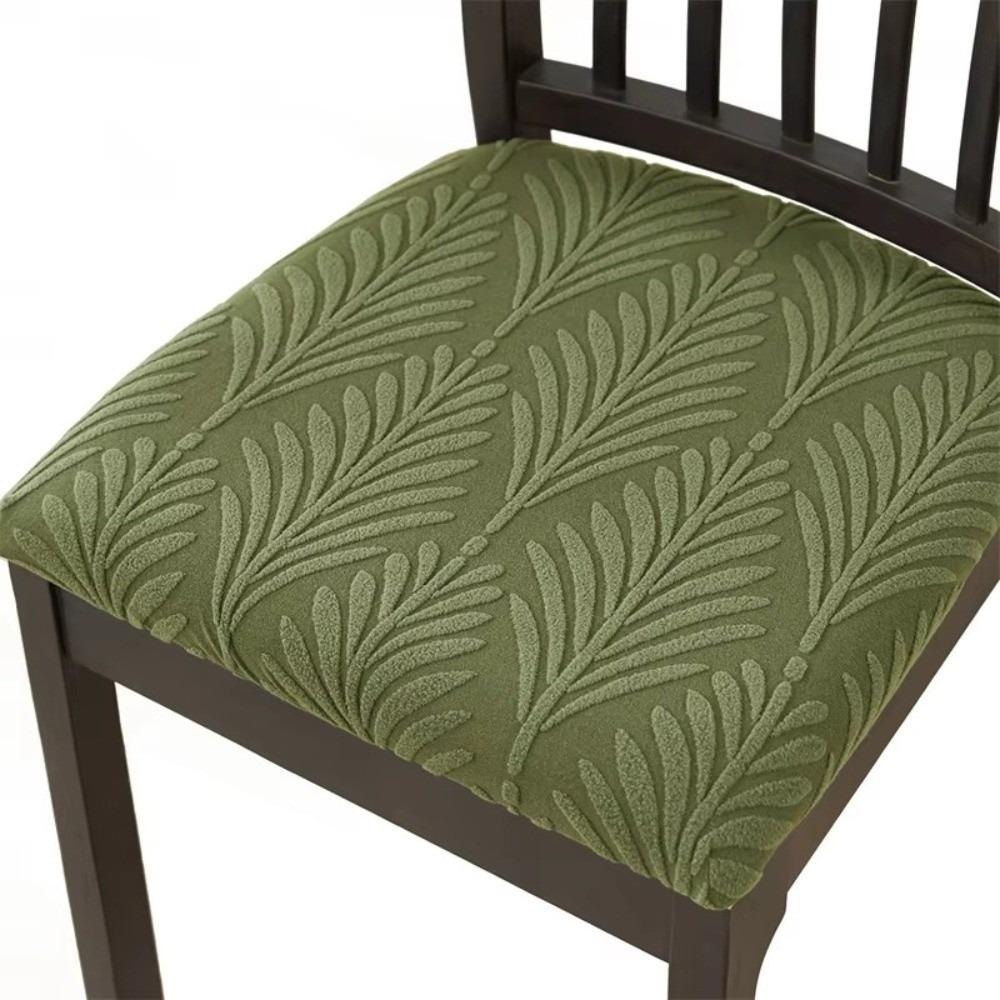 Jacquard Dining Chair Slipcover Anti-dirty Home Seat Cover Seat Case For Hotel Kitchen Party