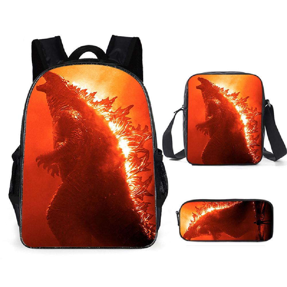 Shoulder Anime Cartoon Bag Pencil Case Kids School Pack For Daily Use