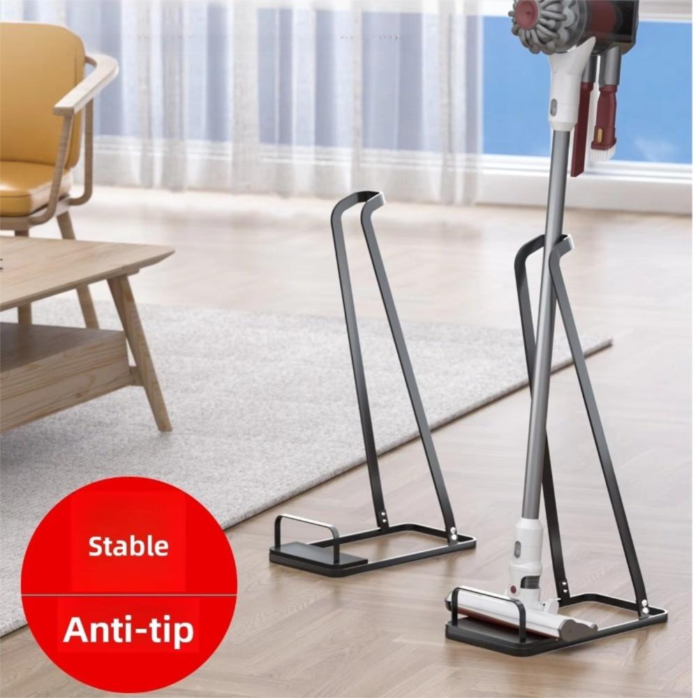 Vertical Vacuum Cleaner Bracket Punch-Free Dust Collector Organizer Household