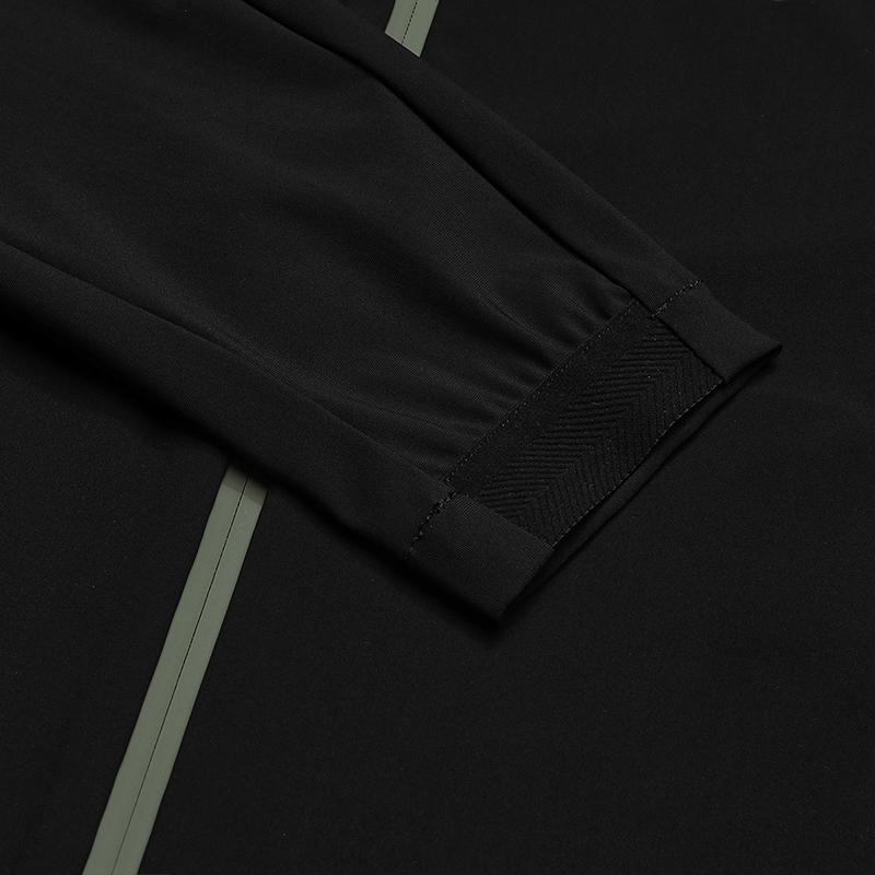 FILA Golf Series Casual Sports Classic Versatile Elastic Warm Slim Fit Stand Collar Knitted Cardigan Jacket Men jackets A11M545502FBK