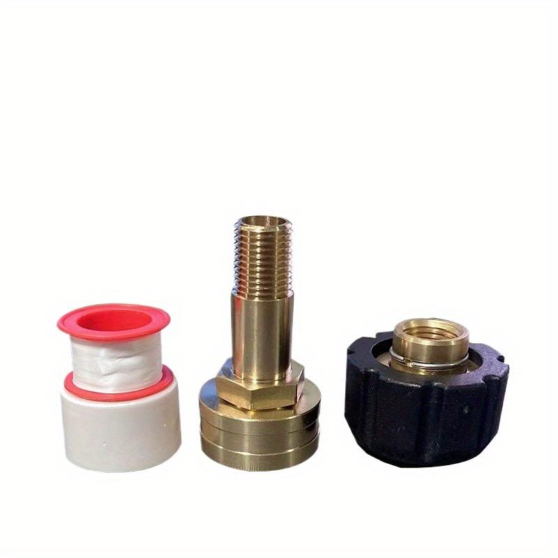 1PC Hose Adapter, Durable Brass Female To Female Fitting for Garden Hose, Pressure Washer Adapter