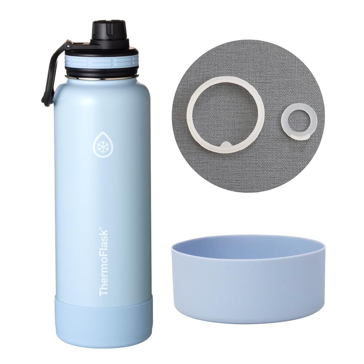 

Amazon Exclusive Thermo Flask Parts Set Light Blue Cold Storage Water Bottle Stainless Steel Bottle 1170ml Direct Drinking TAKEYA [Takeya Official] світло-синій колір