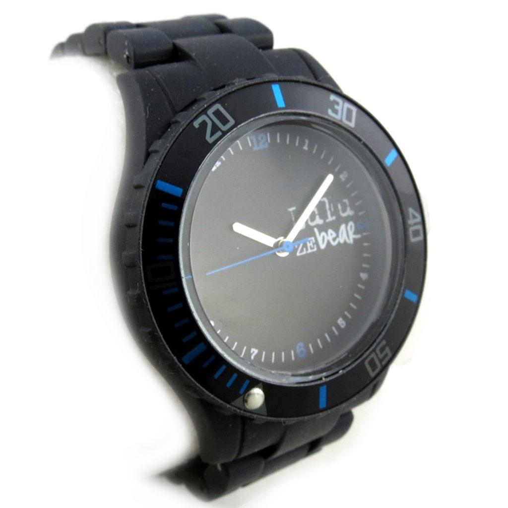 LULU CASTAGNETTE [N2361] - 'Lulu Castagnette' tasarımcı saat siyah mavi