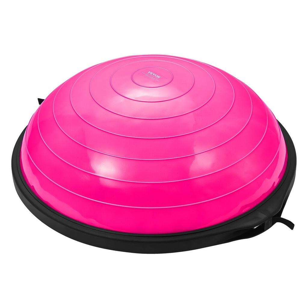 26" Half Exercise Ball Trainer Yoga Balance Stability Ball Resistance Band